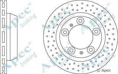Тормозной диск APEC braking DSK2689