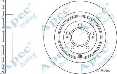 Тормозной диск APEC braking DSK2772