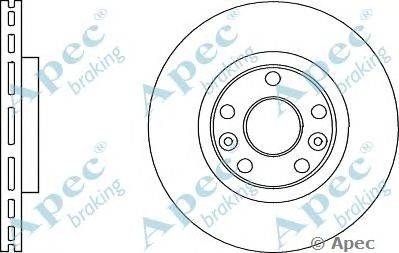 Тормозной диск APEC braking DSK2823