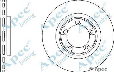 Тормозной диск APEC braking DSK2888
