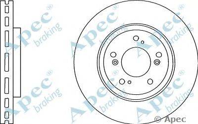 Тормозной диск APEC braking DSK2889