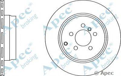 Тормозной диск APEC braking DSK2905