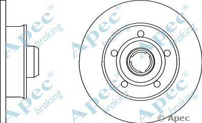 Тормозной диск APEC braking DSK2933