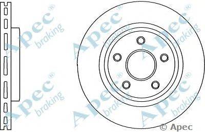 Тормозной диск APEC braking DSK2936