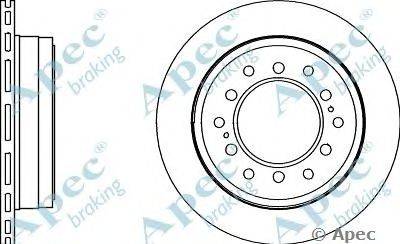Тормозной диск APEC braking DSK2939