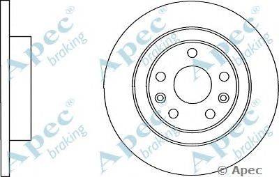 Тормозной диск APEC braking DSK2944