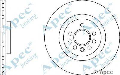 Тормозной диск APEC braking DSK2966