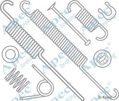 Комплектующие, тормозная колодка APEC braking KIT770