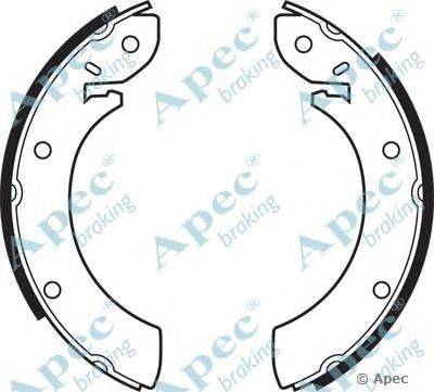 Тормозные колодки APEC braking SHU224