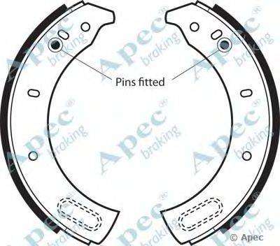 Тормозные колодки APEC braking SHU233