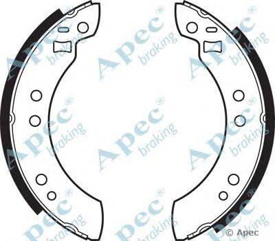 Тормозные колодки APEC braking SHU244