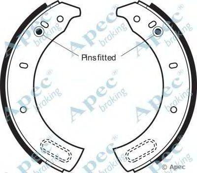 Тормозные колодки APEC braking SHU257