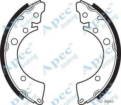 Тормозные колодки APEC braking SHU353