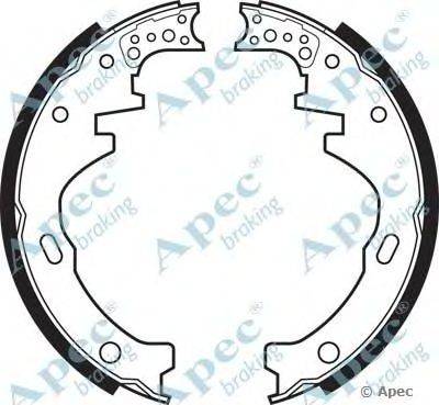 Тормозные колодки APEC braking SHU355