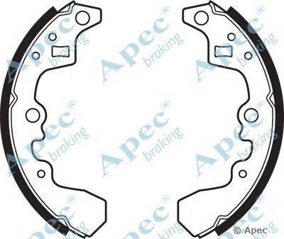Тормозные колодки APEC braking SHU409