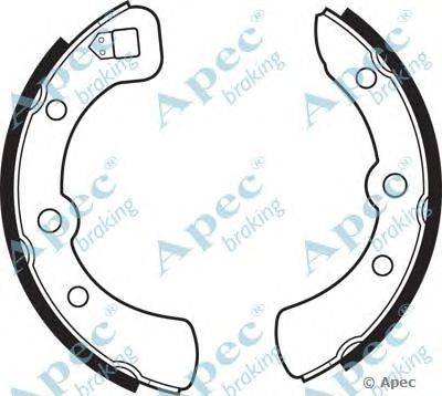 Тормозные колодки APEC braking SHU414