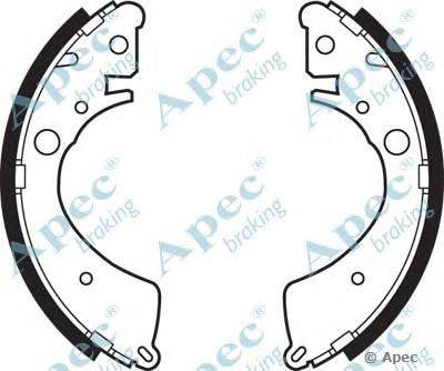 Тормозные колодки APEC braking SHU435