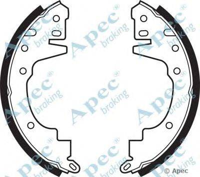 Тормозные колодки APEC braking SHU438