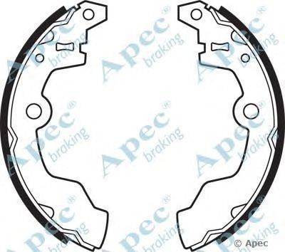 Тормозные колодки APEC braking SHU443