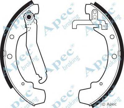Тормозные колодки APEC braking SHU469