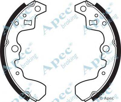 Тормозные колодки APEC braking SHU477
