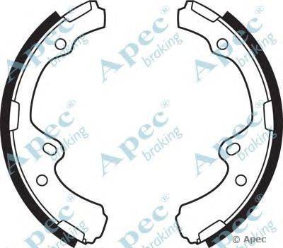 Тормозные колодки APEC braking SHU495