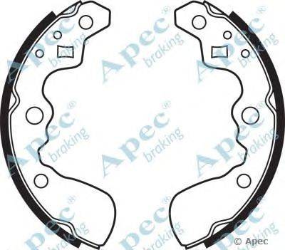 Тормозные колодки APEC braking SHU515