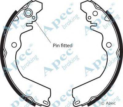 Тормозные колодки APEC braking SHU544