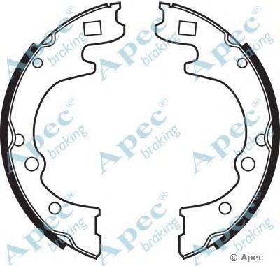 Тормозные колодки APEC braking SHU558