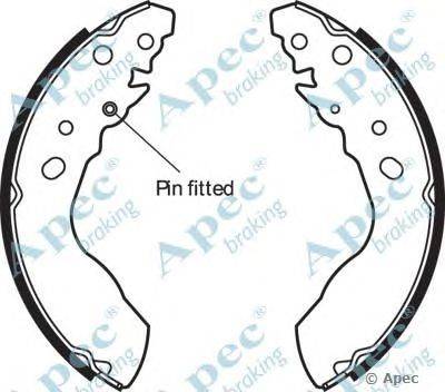 Тормозные колодки APEC braking SHU562