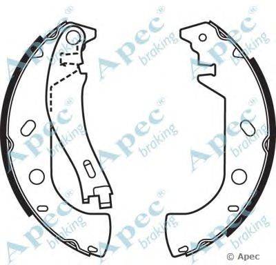 Тормозные колодки APEC braking SHU574