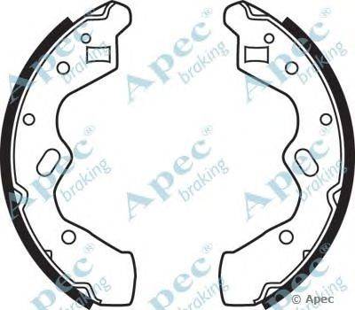 Тормозные колодки APEC braking SHU595
