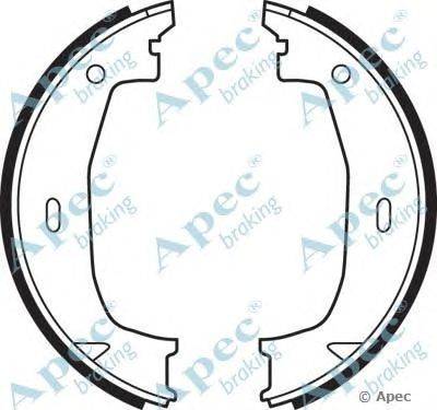 Тормозные колодки APEC braking SHU622