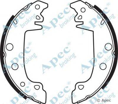 Тормозные колодки APEC braking SHU626