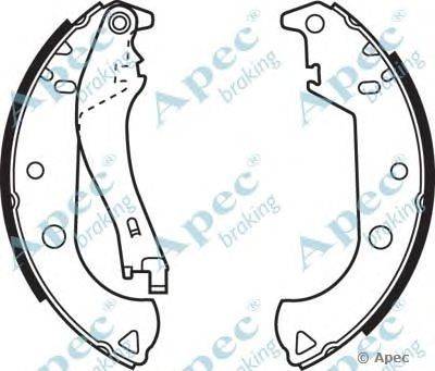 Тормозные колодки APEC braking SHU642