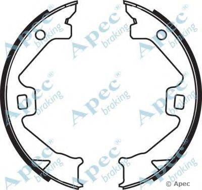 Тормозные колодки APEC braking SHU646