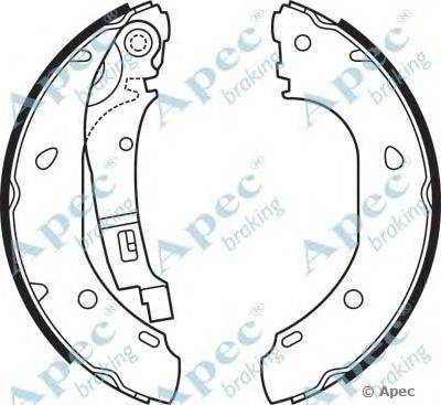 Тормозные колодки APEC braking SHU661