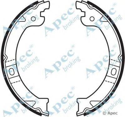 Тормозные колодки APEC braking SHU683