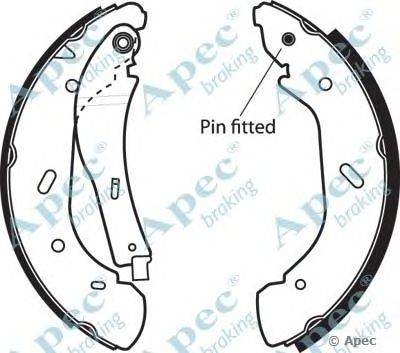 Тормозные колодки APEC braking SHU693