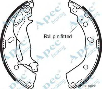 Тормозные колодки APEC braking SHU700