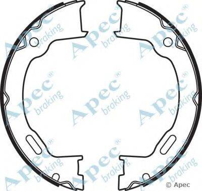 Тормозные колодки APEC braking SHU715