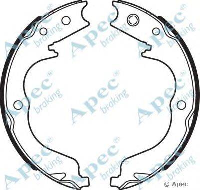 Тормозные колодки APEC braking SHU718