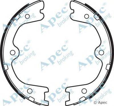 Тормозные колодки APEC braking SHU751