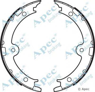 Тормозные колодки APEC braking SHU755