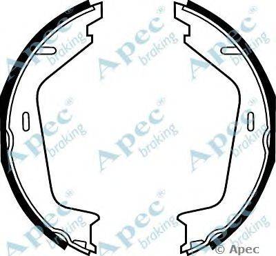 Тормозные колодки APEC braking SHU798