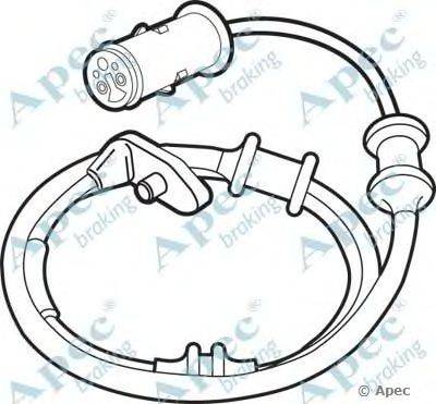 Указатель износа, накладка тормозной колодки APEC braking WIR5134