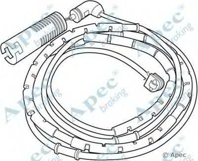 Указатель износа, накладка тормозной колодки APEC braking WIR5176