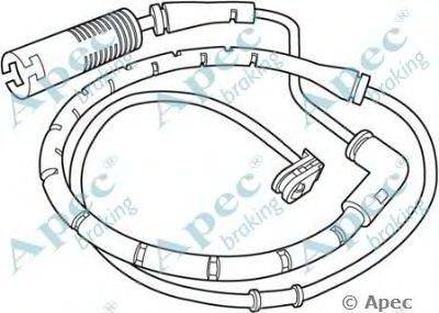 Указатель износа, накладка тормозной колодки APEC braking WIR5184