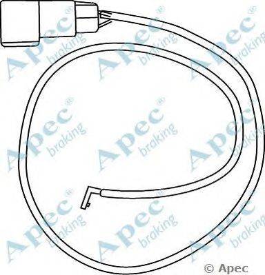 Указатель износа, накладка тормозной колодки APEC braking WIR5277