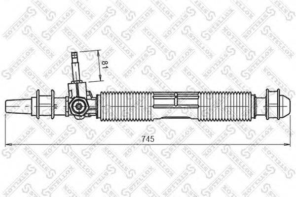 Рулевой механизм STELLOX 00-35020-SX